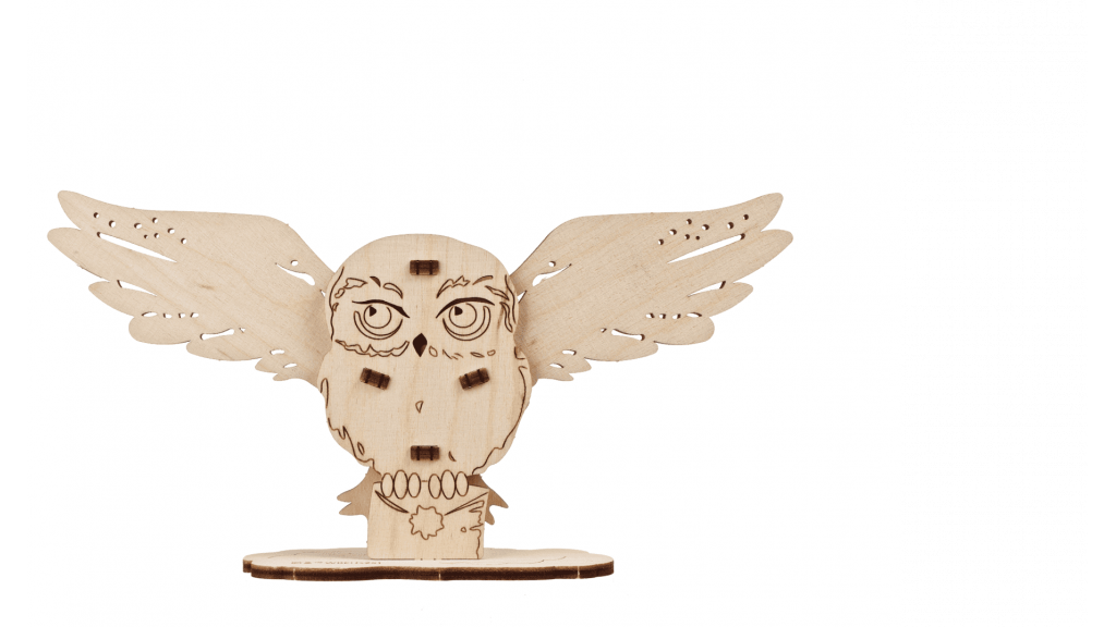 Hedwig™ owl 3D Coloring model